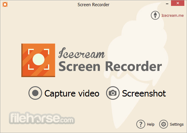 ice cream screen recorder app